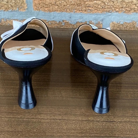 O jour bow accent slides shoes size 8 - Picture 11 of 11